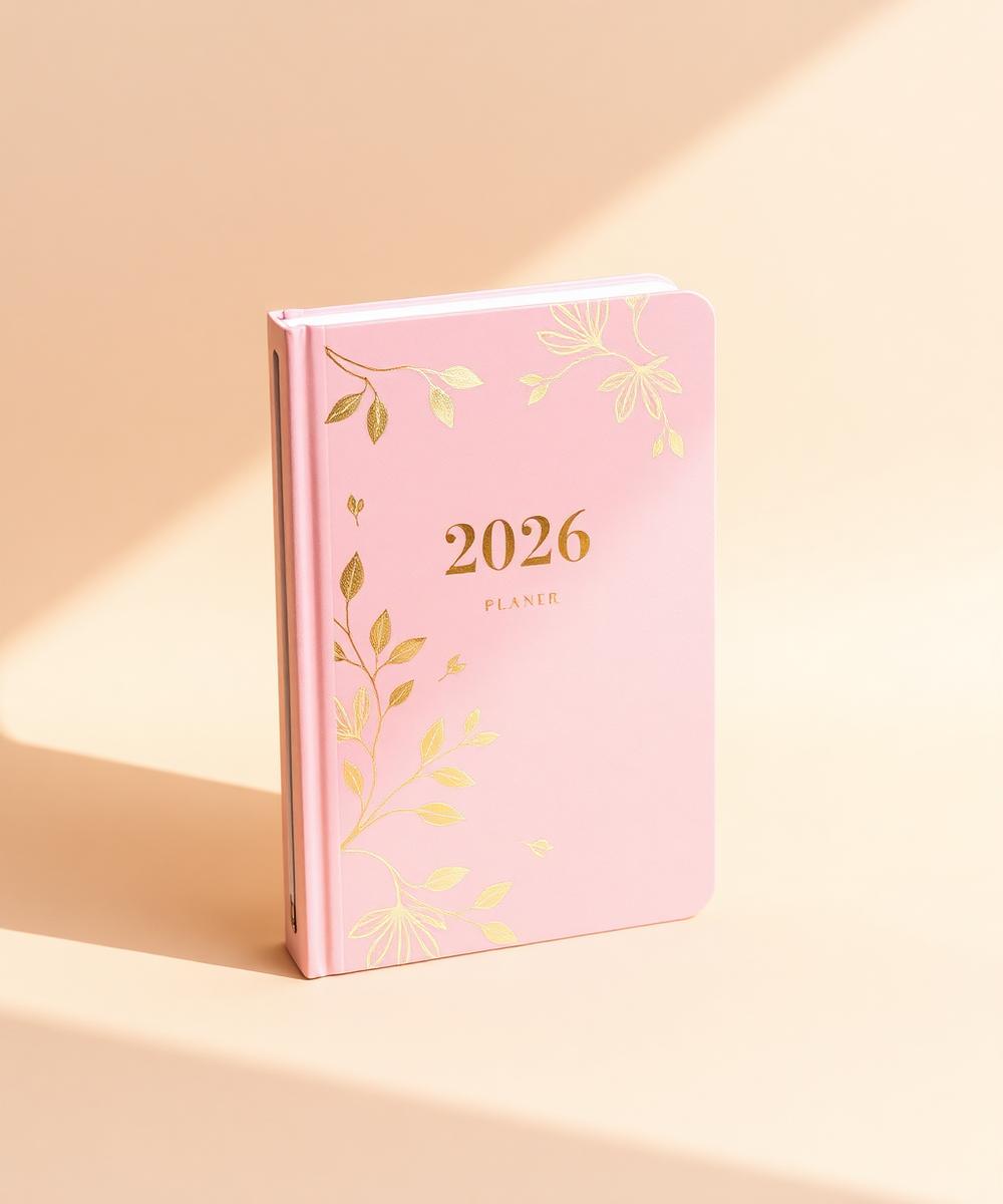 Planner 2026 Floral Personalizado — papelaria personalizada Artiva